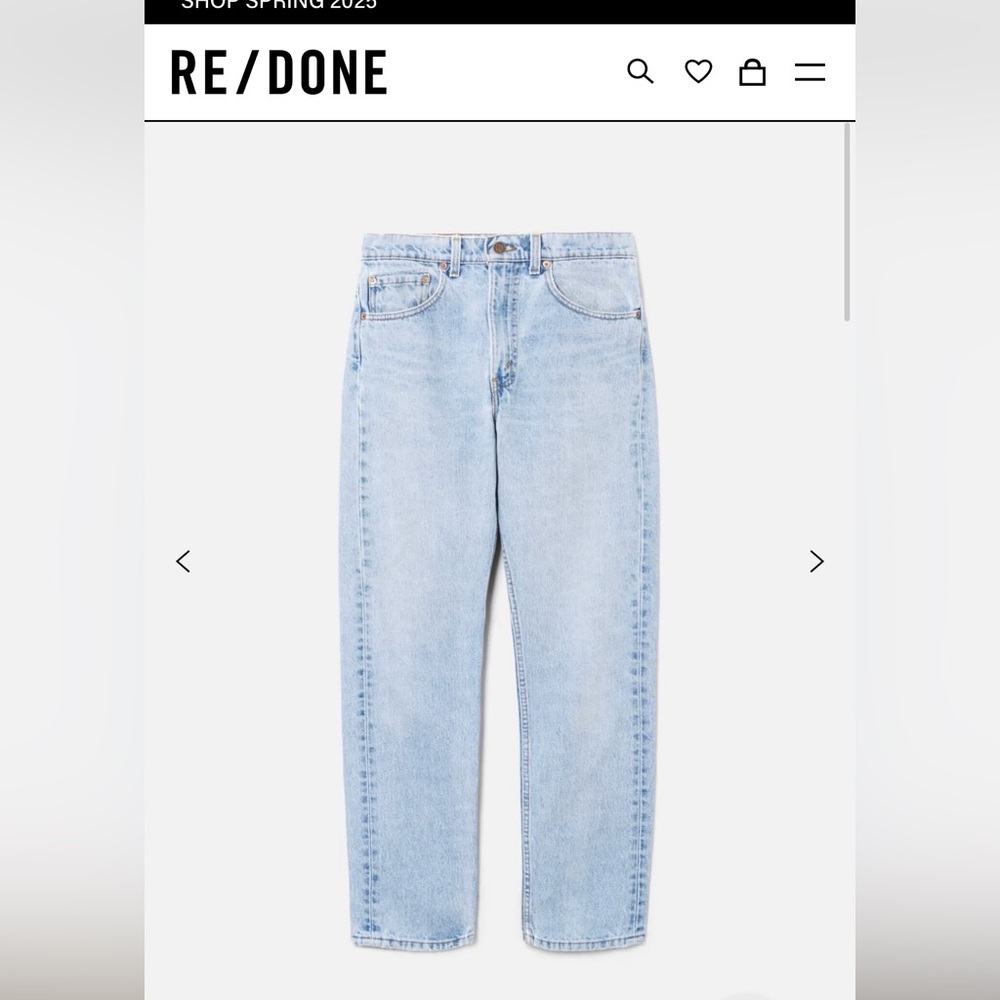 Collectors Levi’s
Priced to sell!
Re/Done Vintage Levis 505 Light Blue 30x30